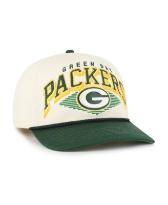 Men's Cream Green Bay Packers Pomona Rope Hitch Adjustable Hat