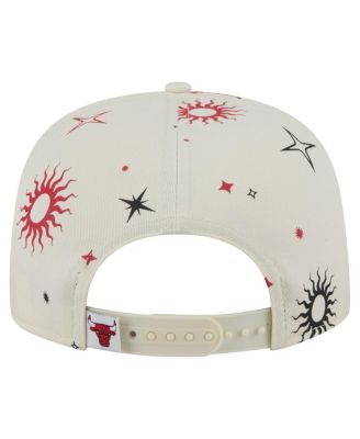 Men's Cream Chicago Bulls Lunar Golfer Snapback Hat