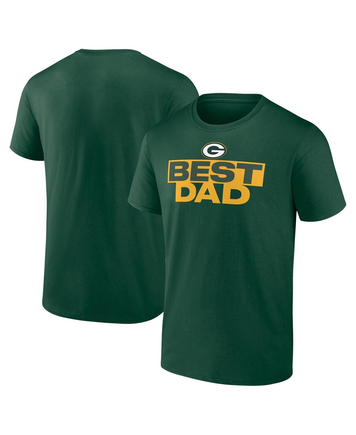 Logo Athletic Men's Green Green Bay Packers Best Dad T-shirt