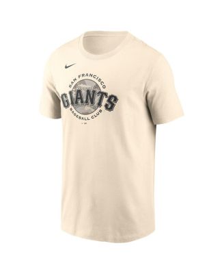 Men's Cream San Francisco Giants Camo Logo T-Shirt