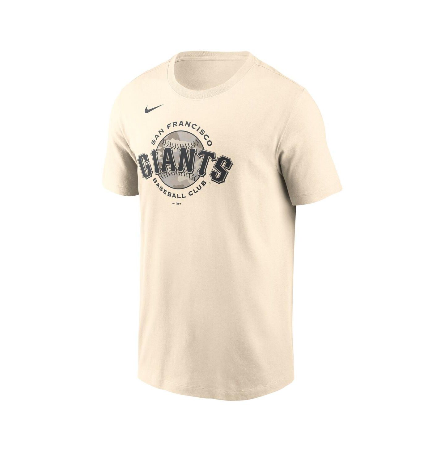Мужская футболка Nike Cream San Francisco Giants Camo Logo — фото 2