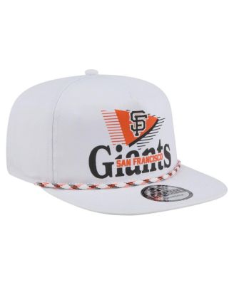 Men's White San Francisco Giants Collide Golfer Snapback Hat