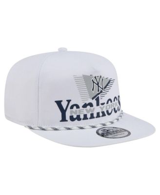 Men's White New York Yankees Collide Golfer Snapback Hat