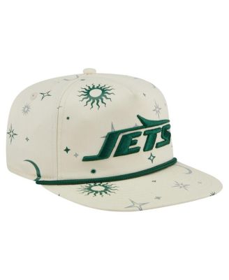 Men's Cream New York Jets Celestial Golfer Adjustable Hat