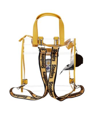 Pittsburgh Steelers Clear Convertible Backpack Tote Bag
