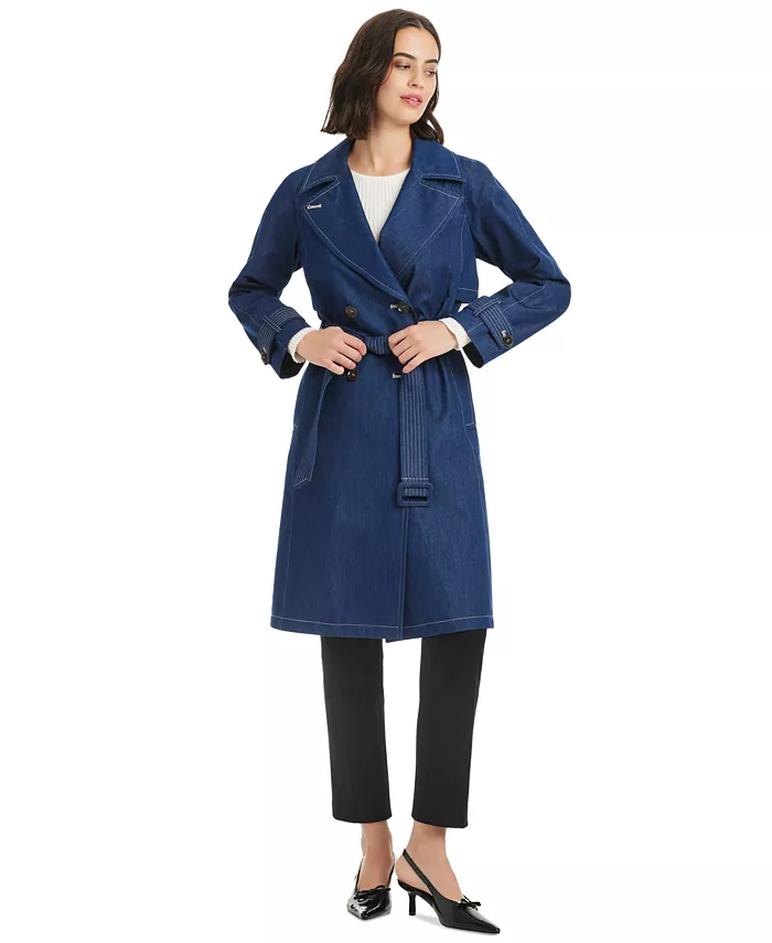Women's Belted Trench Coat - thumbnail 2