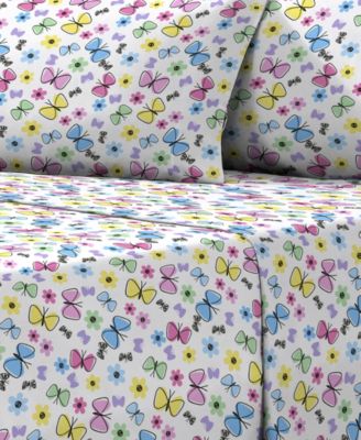 Sweet Butterfly 3-Pc. Sheet Set, Twin