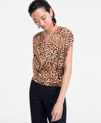 Women's Surplice V-Neck Top, Exclusively at Macy's