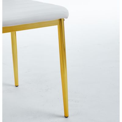 Chair Set of 4, Gold