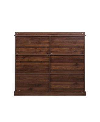 Streamdale 10-shelf Bookcase,Walnut