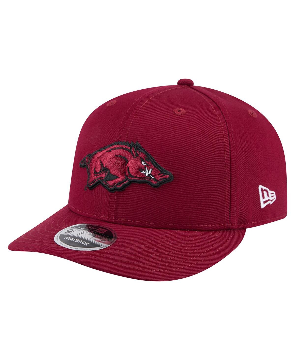 New Era Men'sâ Cardinal Arkansas Razorbacks Low Profile 9fifty Snapback Hat
