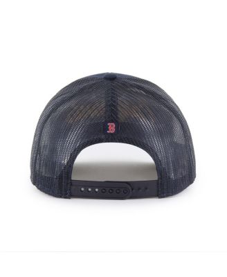 Men's Navy Boston Red Sox Garner Trucker Adjustable Hat