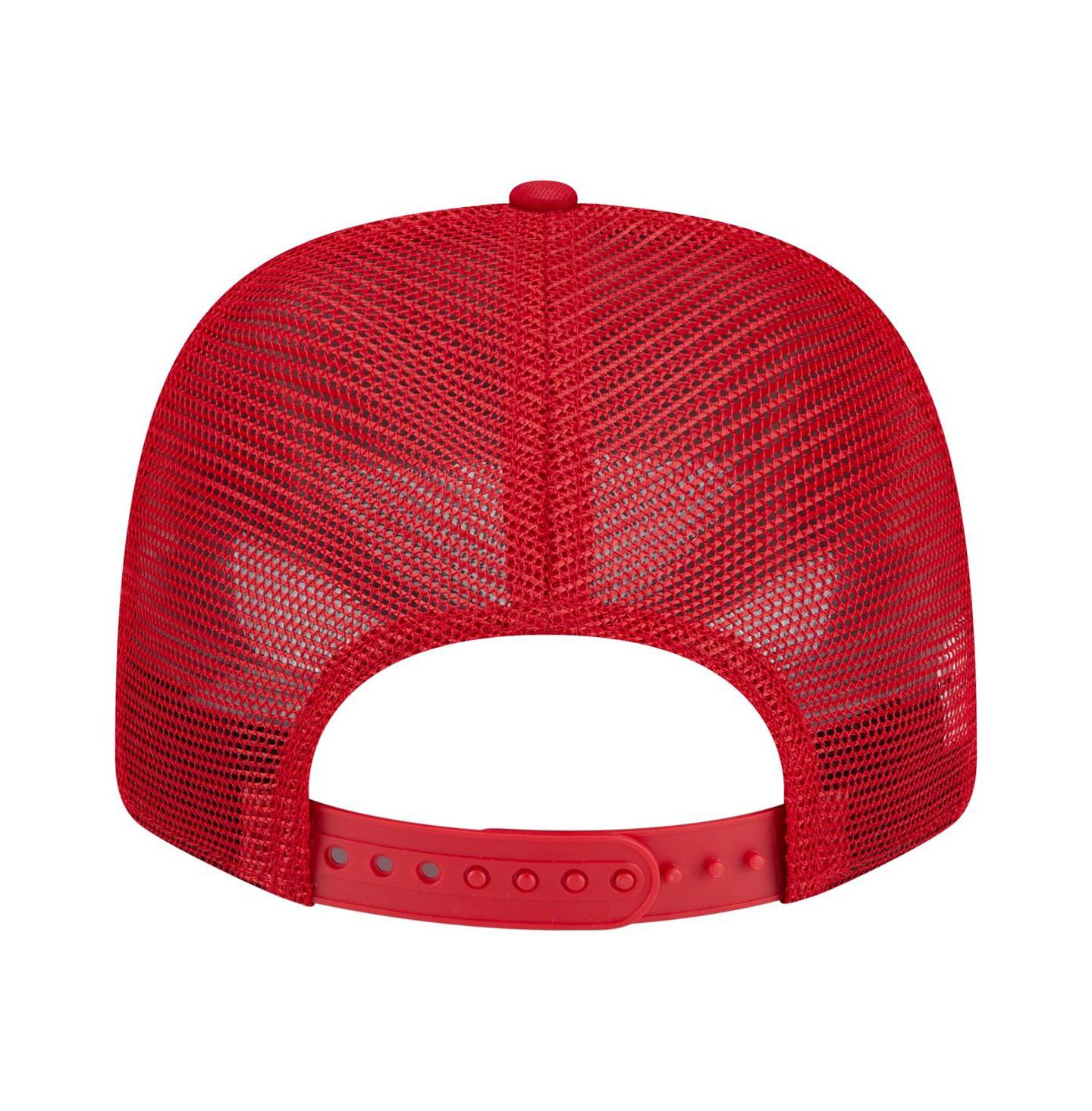 Мужская кепка New Era Red NC State Wolfpack Primary 9SEVENTY Trucker Stretch-Snap Hat — фото 4
