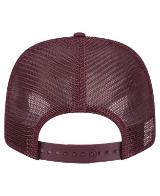 Men's Maroon Mississippi State Bulldogs Primary 9SEVENTY Trucker Stretch-Snap Hat