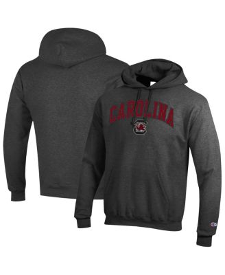 Champion - Men's Charcoal South Carolina Gamecocks Arch Over Logo Pullover Hoodie