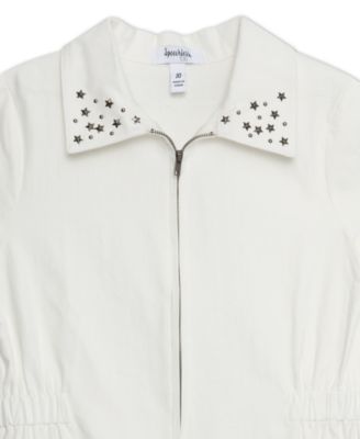 Big Girls Knee-length Short Sleeve Shirt Collar Dress