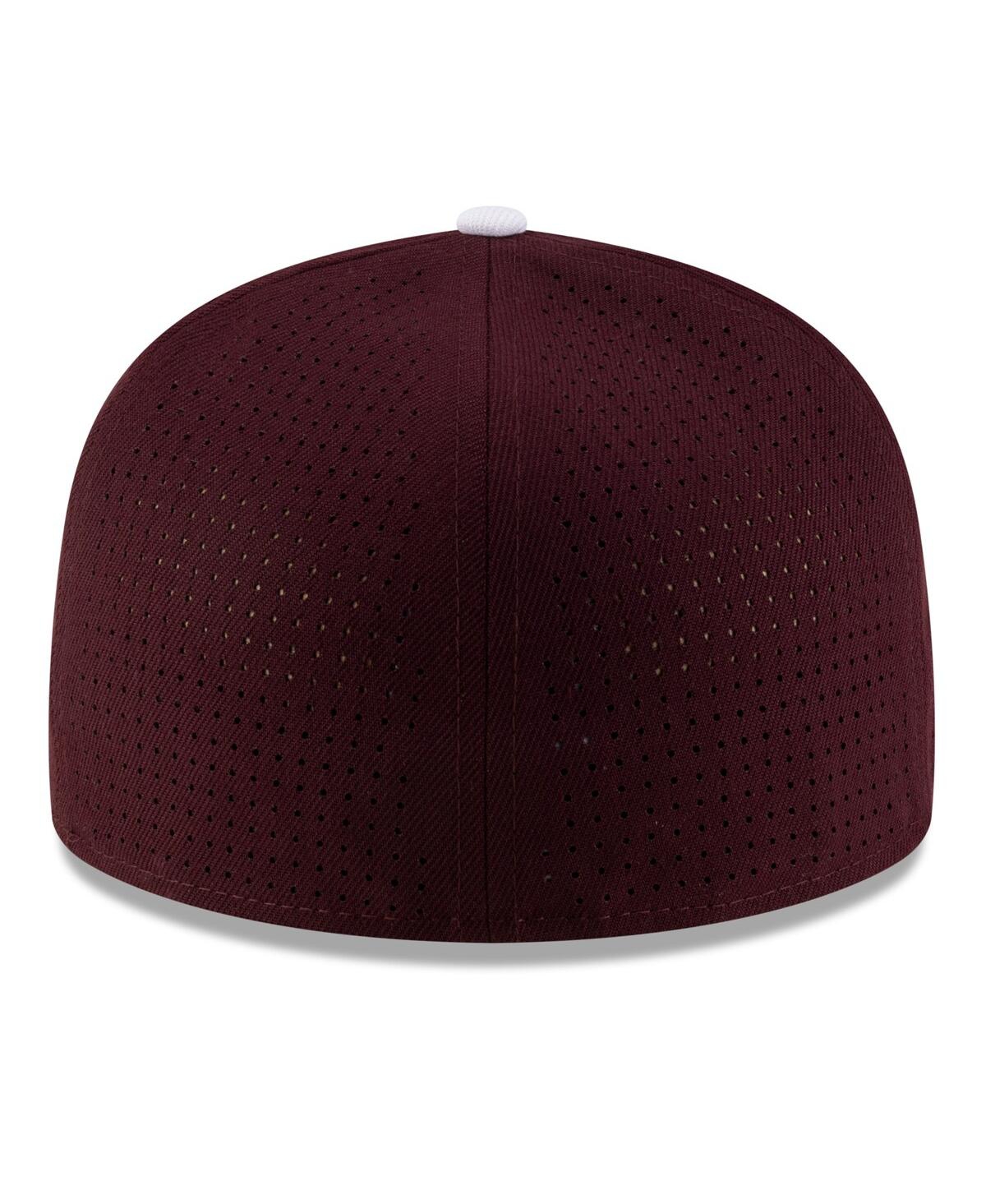 NEW ERA MEN'S MAROON TEXAS A&M AGGIES ON-FIELD 59FIFTY FITTED HAT