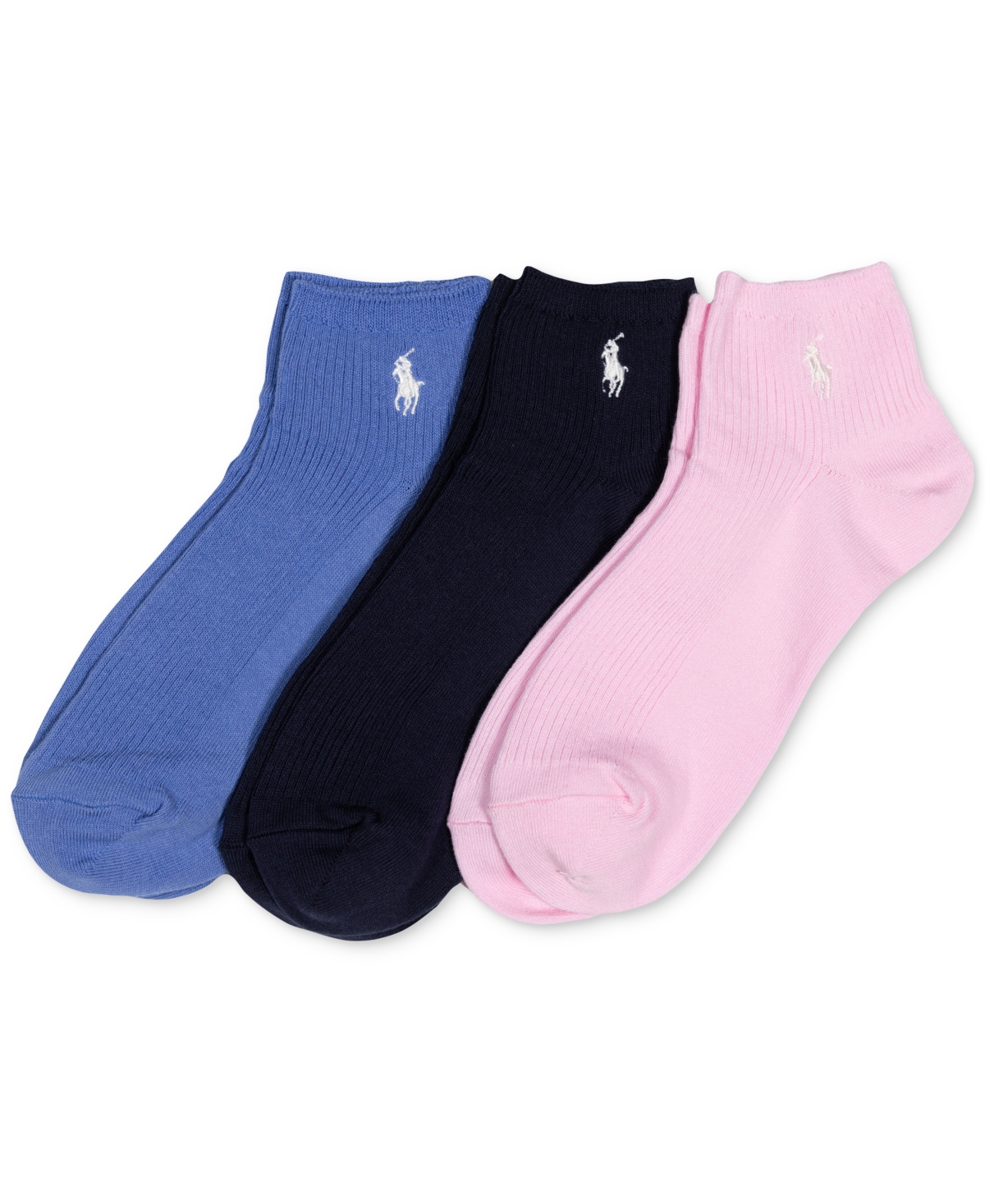 Polo Ralph Lauren Women's 3-pk. Ribbed Ankle Socks 75442pk