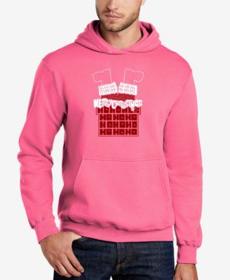 Men's Chimney Santa Word Art Hooded Sweatshirt