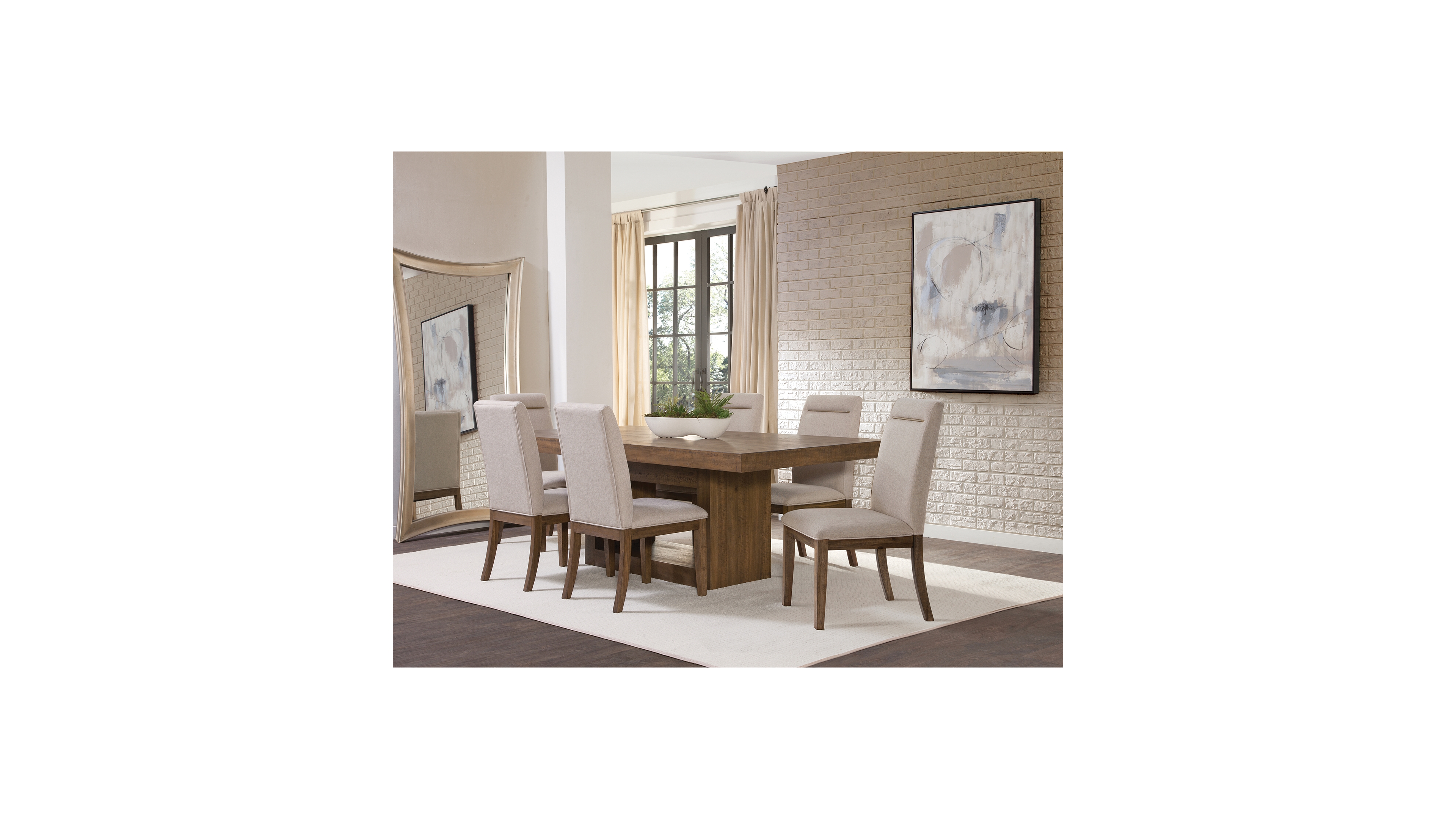 Baleigh 7-Pc. Dining Set (Table & 6 Side Chairs)