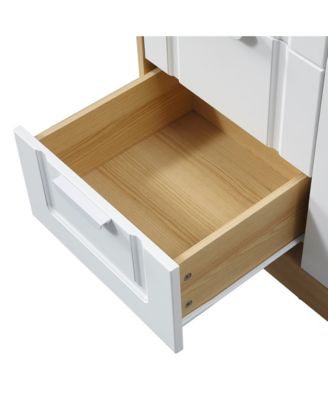Streamdale Freestanding Storage Cabinet with Adjustable Shelf and Removable Drawers