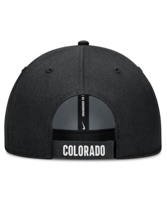Men's White/Black Colorado Rockies Club Performance Adjustable Hat