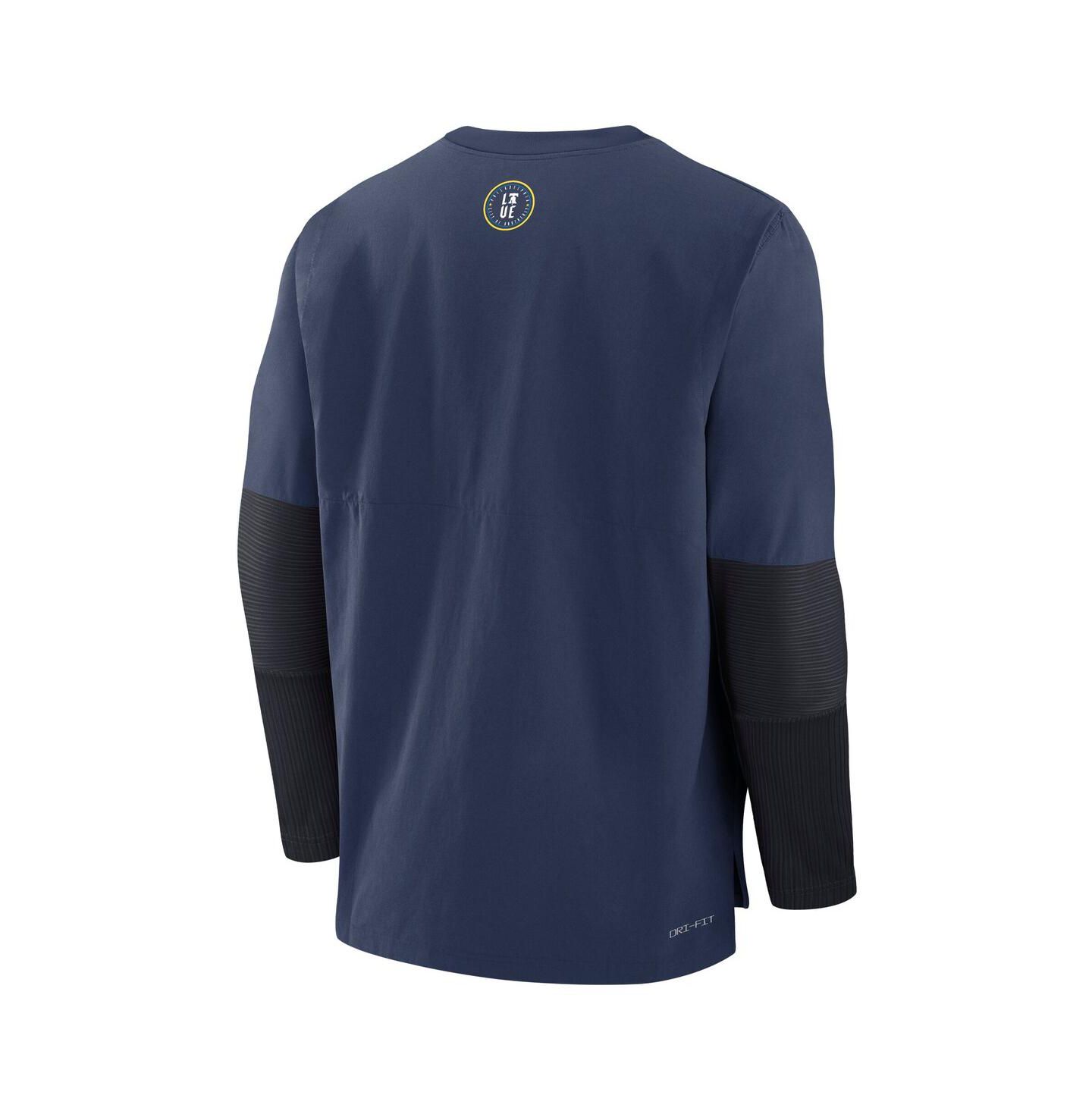 Мужская футболка Nike Navy Philadelphia Phillies Authentic Collection City Connect Lightweight Player Tri-Blend Performance Long Sleeve — фото 2