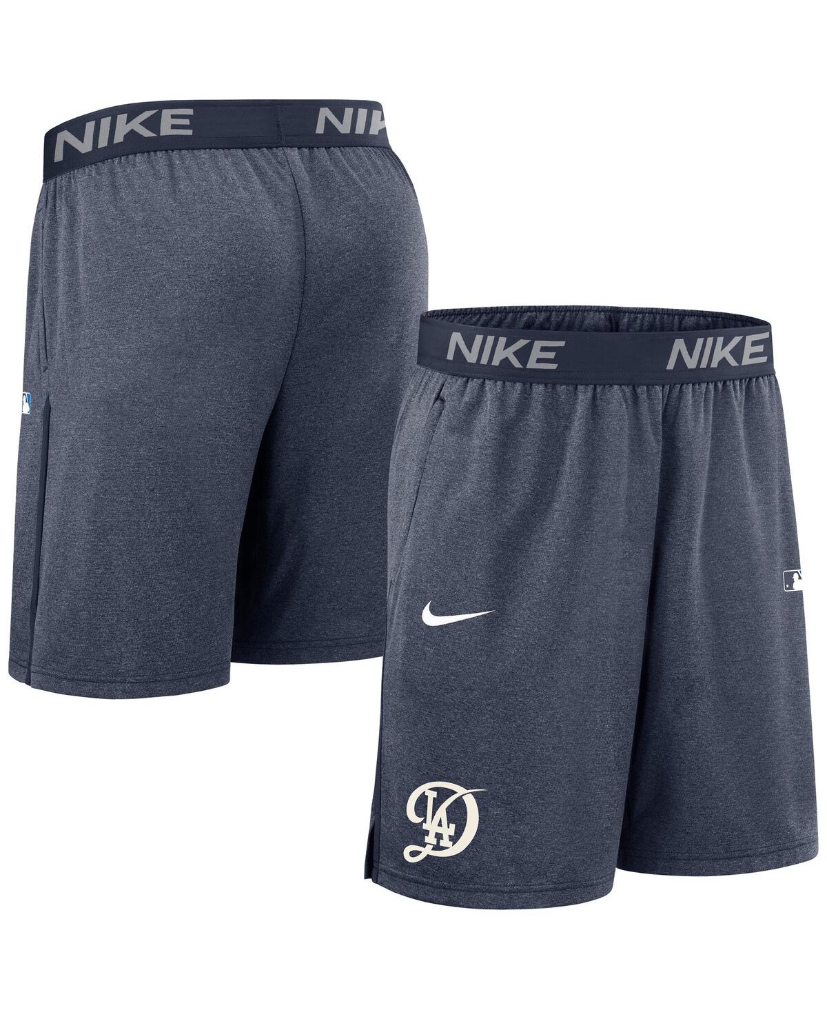 Nike Los Angeles Dodgers Authentic Collection City Connect  Men's Dri-fit Mlb Shorts In Gray