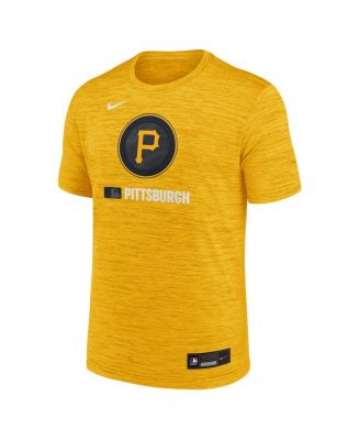 Men's Gold Pittsburgh Pirates 2025 City Connect Authentic Collection Velocity Performance T-Shirt