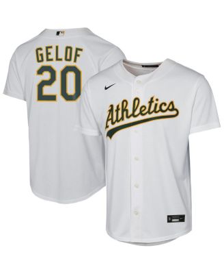 Nike - Big Boys and Girls Zack Gelof White Athletics Home Replica Player Jersey