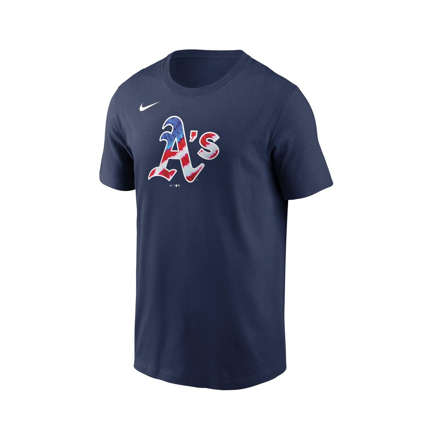 Мужская футболка Nike Navy Athletics Americana — фото 2