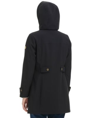 Women's Hooded Corduroy-Collar Softshell Coat, Exclusively at Macy's