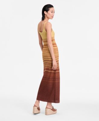Women's Ombré Sleeveless Sweater Dress, Exclusively at Macy's