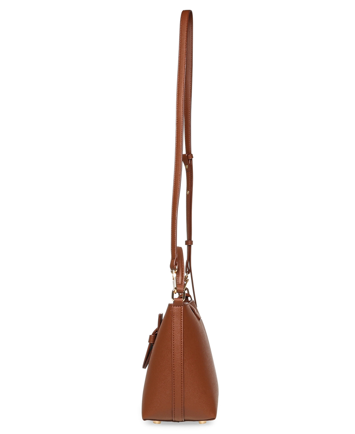 Shop Anne Klein Covered Buckle Mini Bucket Bag