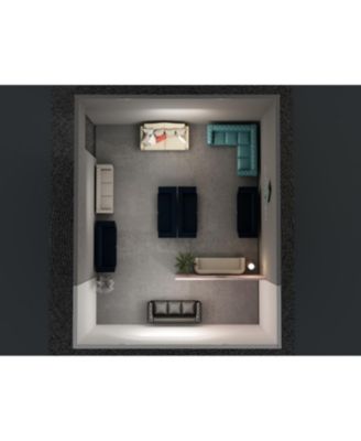 Streamdale Luxurious Blue Velvet Sofa with Stainless Steel Metal Legs and Comfortable Seating