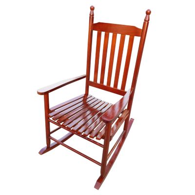 Streamdale Wooden Porch Rocker Chair Brown