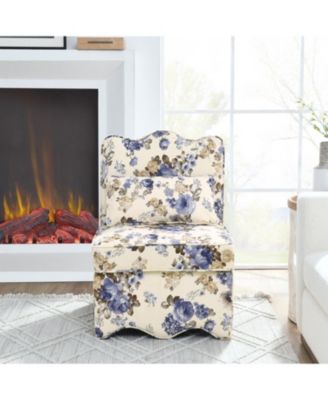 Flannel Dining Chair with Cushion and Pillow