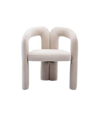 Modern Fabric Upholstered Dining Chairs (Set of 2)