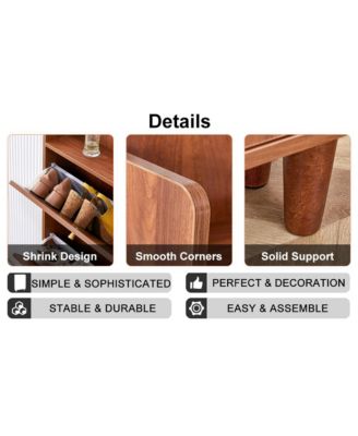 Modern Minimalist Shoe Cabinet (37.4")