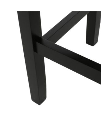 Set Of 2, 26.75" Backless Leather Counter Height Barstool