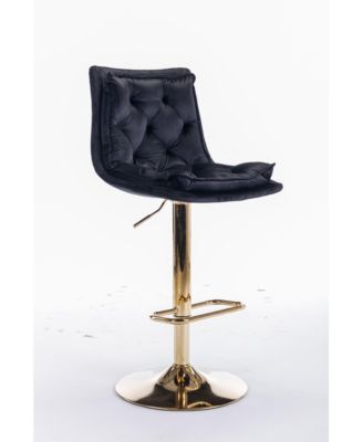 Streamdale Chrome Swivel Bar Stools Set