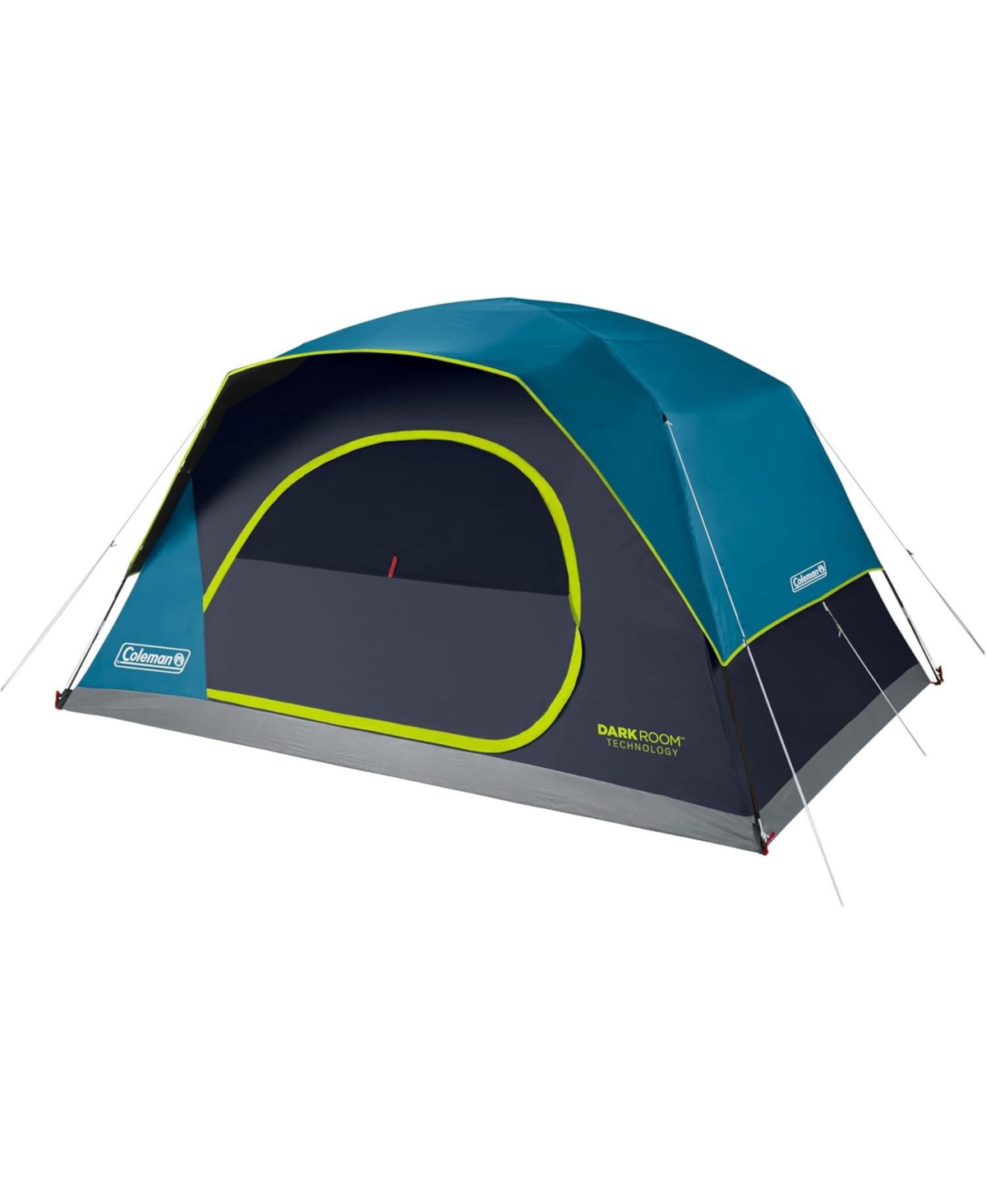 8-Person Dark Room Skydome Camping Tent - Blue