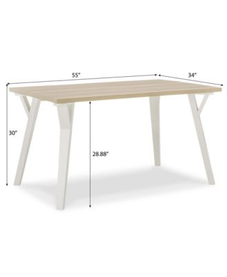Alwynn Contemporary Rectangular Dining Table