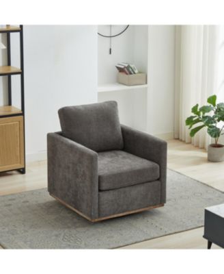 Streamdale 30.7" Swivel Accent Chair - Charcoal