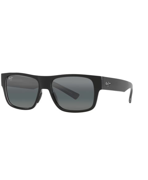 Солнцезащитные очки Maui Jim Unisex Polarized Sunglasses, Keahi, цвет: Чёрный блестящий