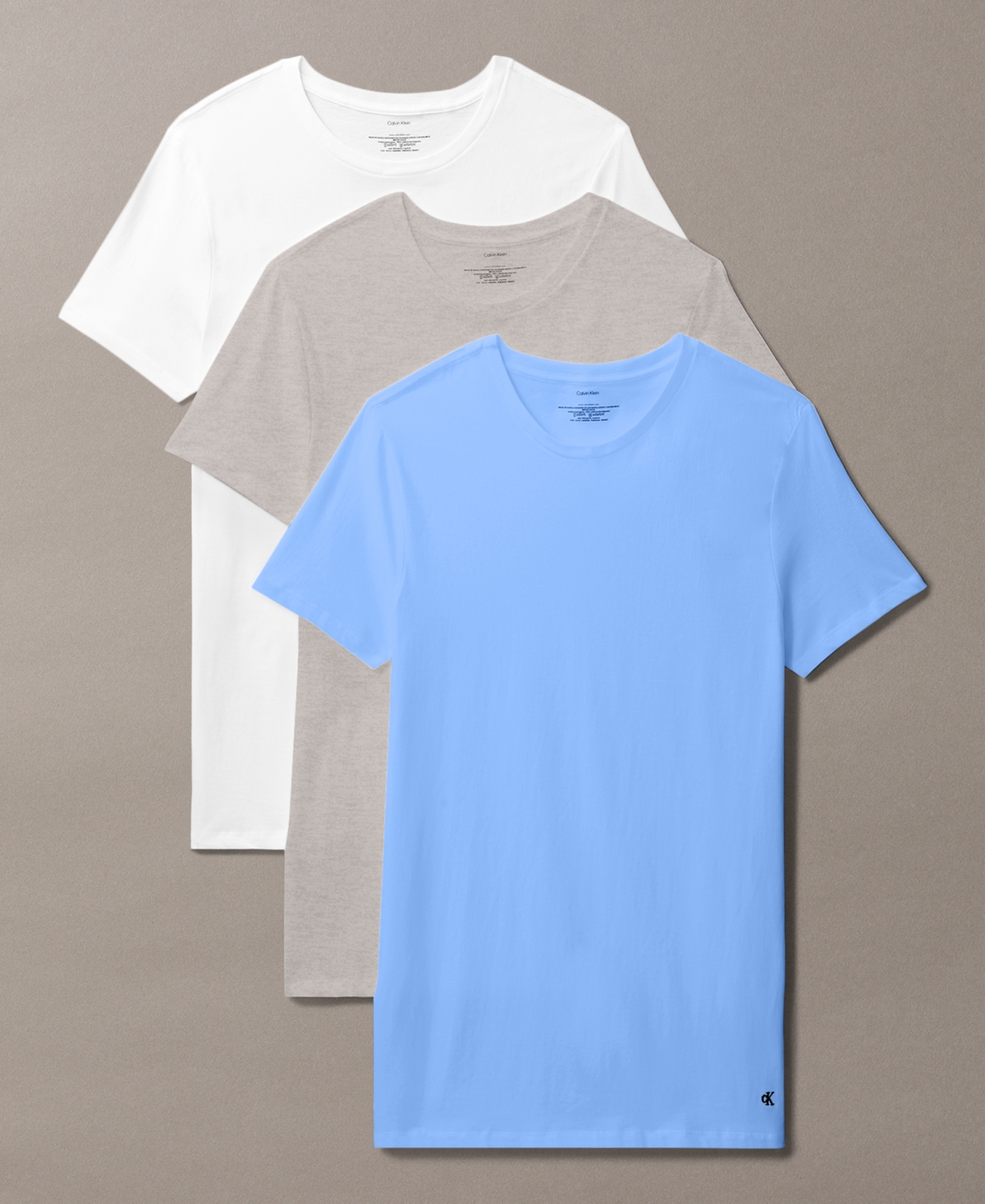 Shop Calvin Klein Men's 3-pack Cotton Classics Crewneck T-shirts