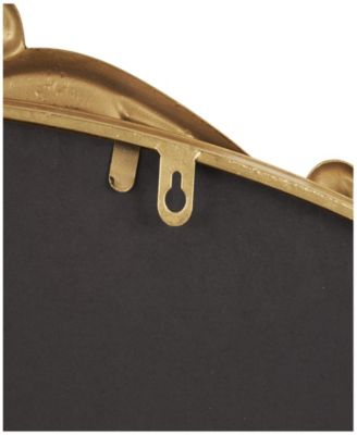 48" Metal Scroll Tall Ornate Arched Baroque Room Floor Mirror