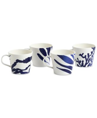 1815 Pacific Mixed-Pattern Mugs, Set of 4