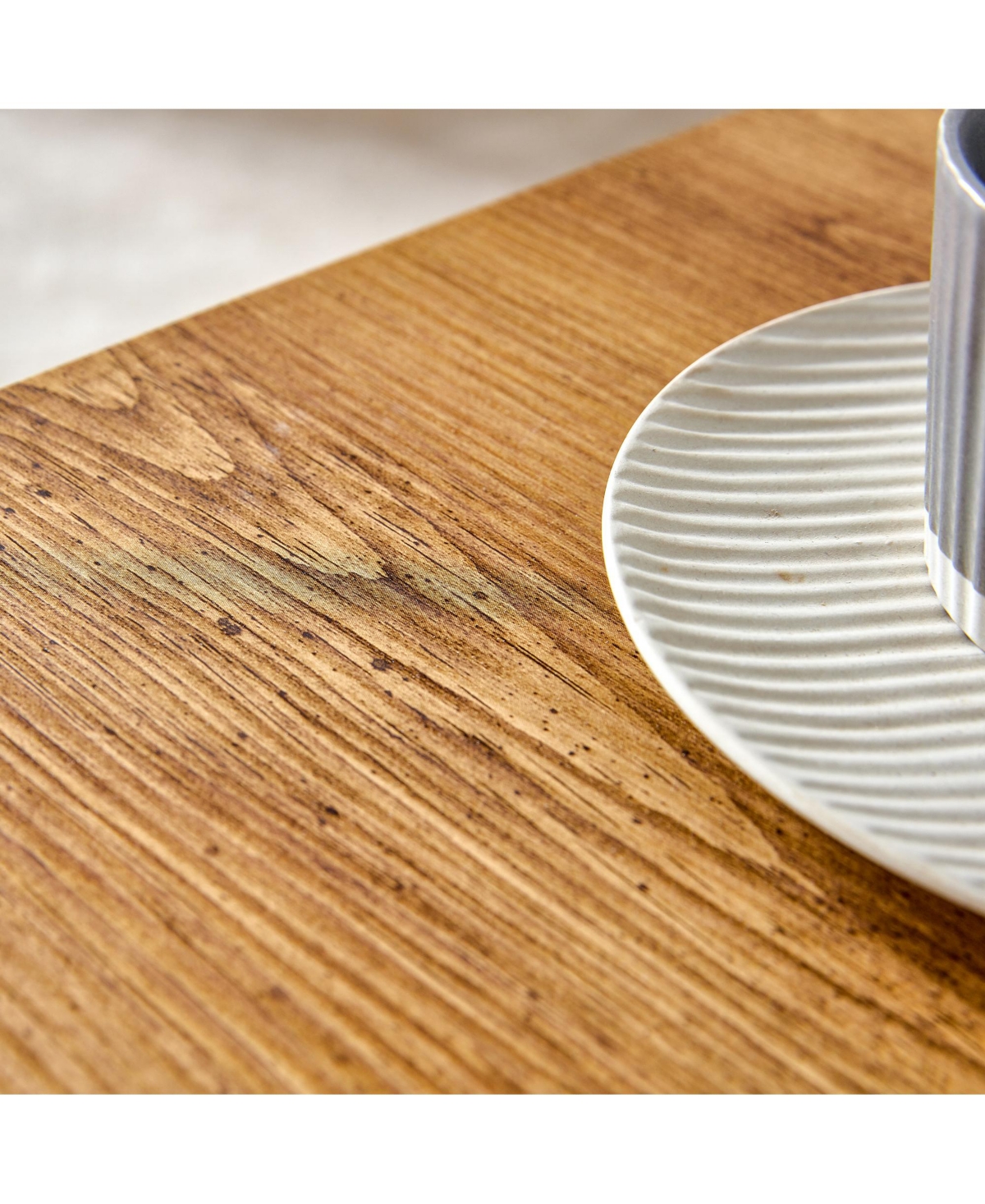 Streamdale Furniture Modern Mdf Coffee Table with Stylish Woodgrain, 11.8 x 11.8 x 19.6 inch