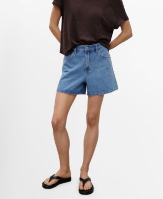 MANGO - Women's High-Rise Denim Shorts
